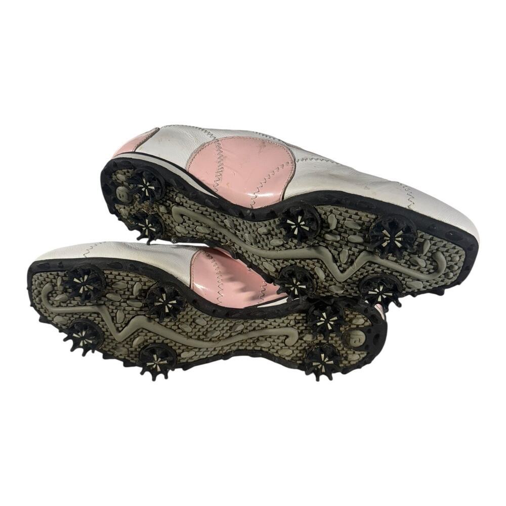 FootJoy LoPro Collection Women's Leather Golf Shoes White Pink Size 10M - Picture 9 of 9